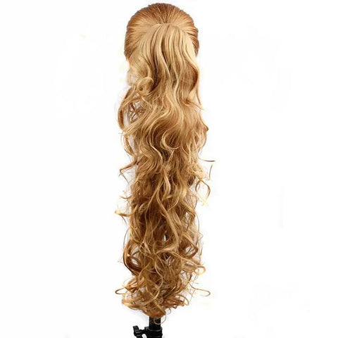 Coada Creata din par sintetic: Blond Miere Coada Creata din par sintetic: Blond Miere